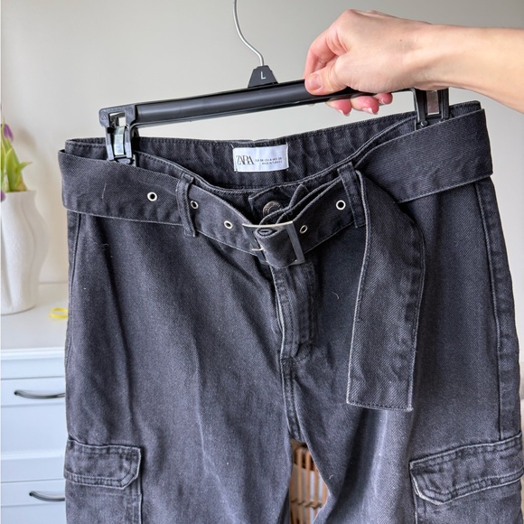 Women’s Black Cargo Pants - Picture 4 of 7